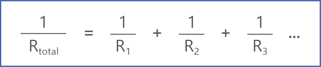 resistance in parallel circuits formula