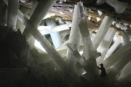 giant selenite crystals